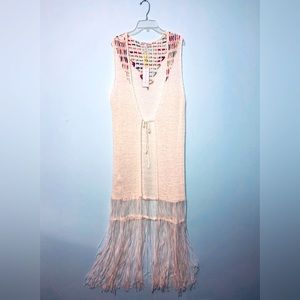 NWT White Crochet Duster by BCBGeneration NWT